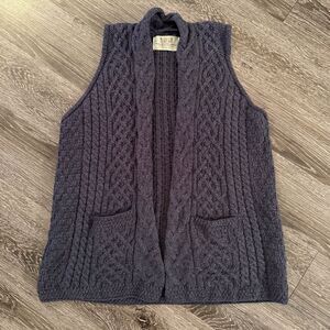 Aran Sweater Market Cable Aran Waistcoat